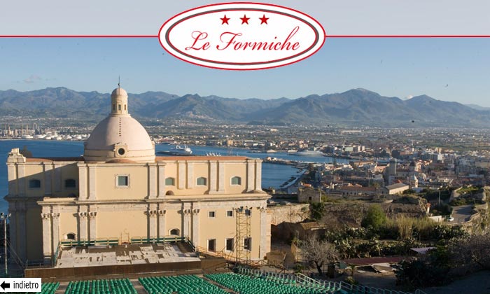 Chiesa dell'Immacolata e Milazzo sullo sfondo